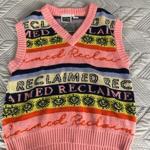 Colorful Reclaimed Knit Vest